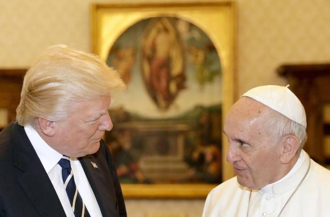 trump y papa francisco3