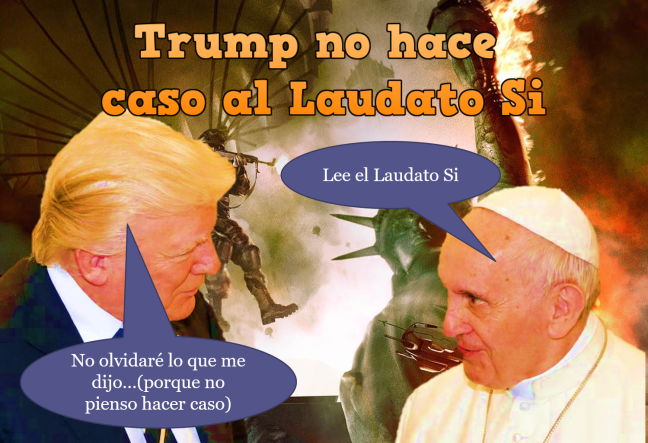 trump papa laudato