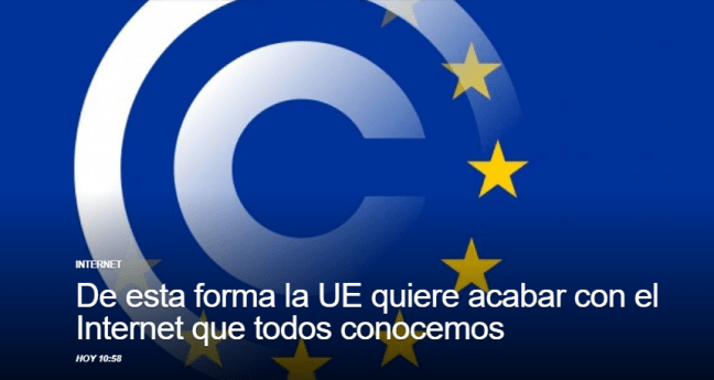 Union Europea y la internet